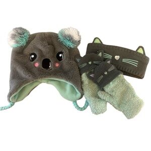 Kids Warm Hat, Gloves, & Headband set